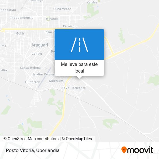 Posto Vitoria mapa