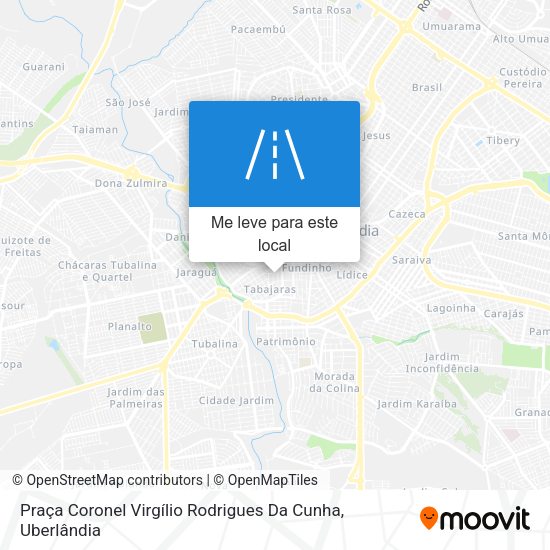 Praça Coronel Virgílio Rodrigues Da Cunha mapa