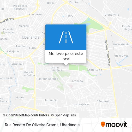 Rua Renato De Oliveira Grama mapa