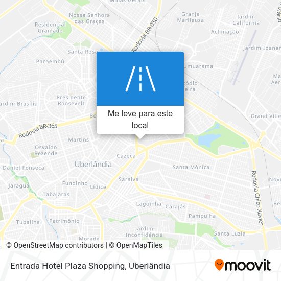 Entrada Hotel Plaza Shopping mapa