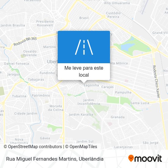 Rua Miguel Fernandes Martins mapa