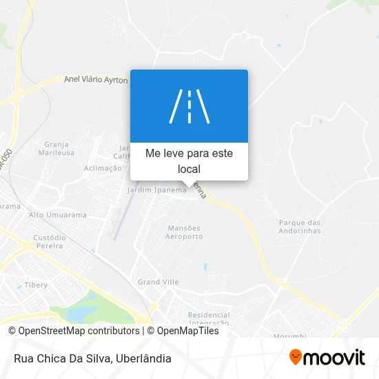 Rua Chica Da Silva mapa