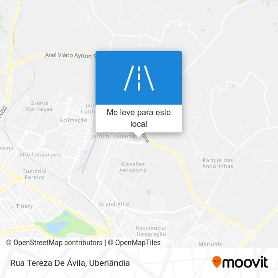 Rua Tereza De Ávila mapa