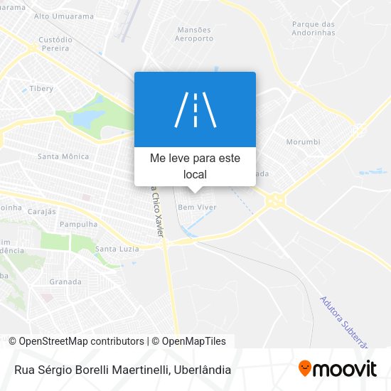 Rua Sérgio Borelli Maertinelli mapa