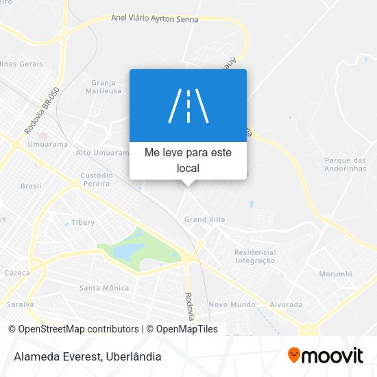 Alameda Everest mapa