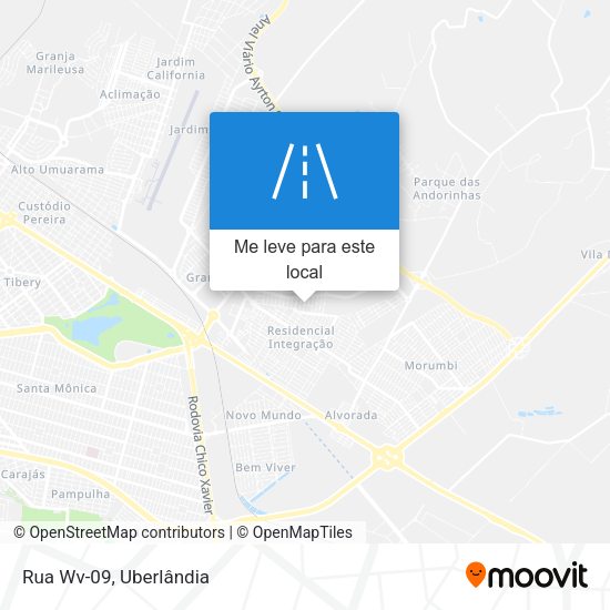 Rua Wv-09 mapa