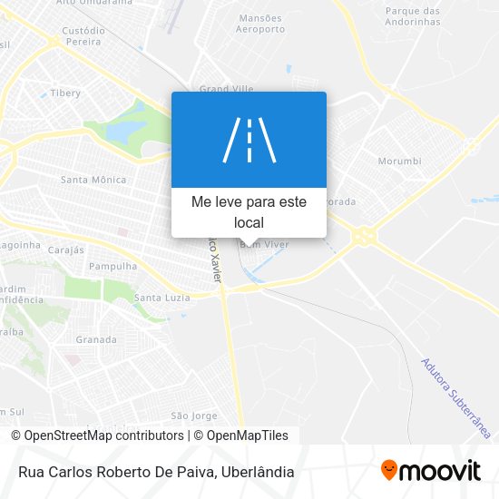 Rua Carlos Roberto De Paiva mapa