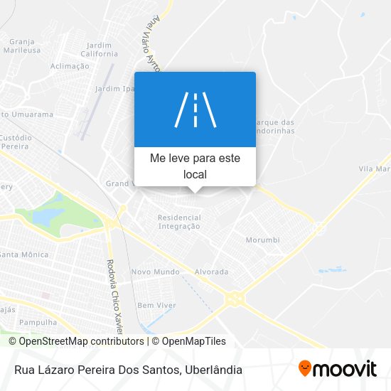 Rua Lázaro Pereira Dos Santos mapa