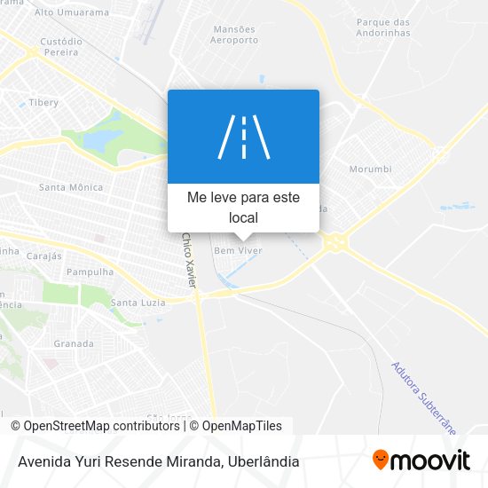 Avenida Yuri Resende Miranda mapa
