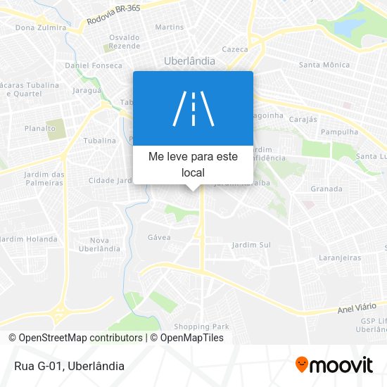 Rua G-01 mapa