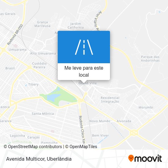Avenida Multicor mapa