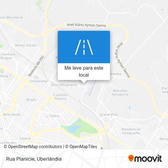 Rua Planicie mapa