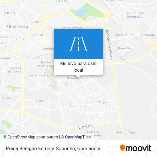 Praca Benigno Ferreira Sobrinho mapa