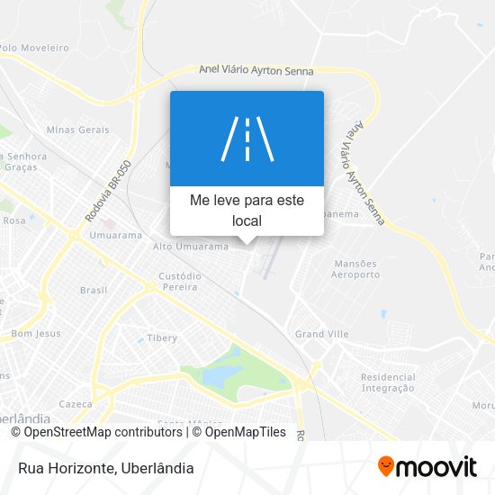 Rua Horizonte mapa