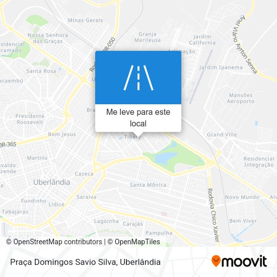 Praça Domingos Savio Silva mapa