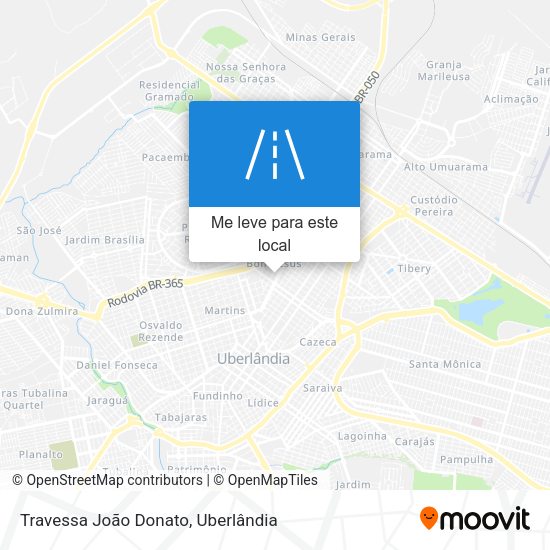 Travessa João Donato mapa