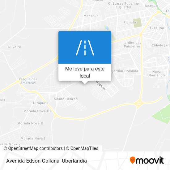 Avenida Edson Gallana mapa