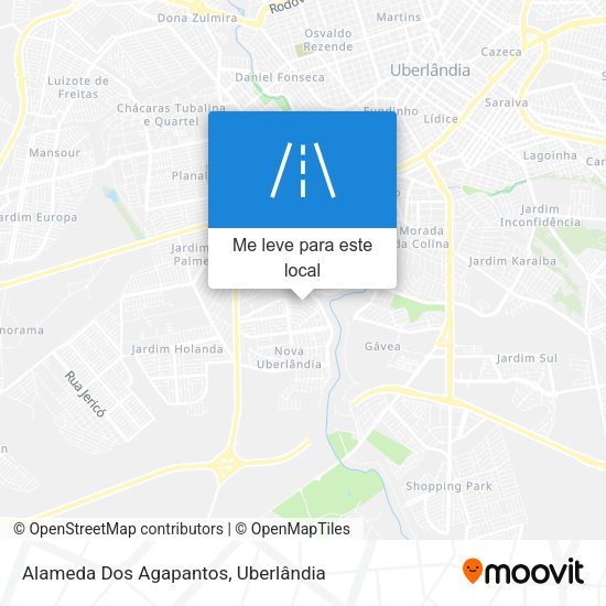Alameda Dos Agapantos mapa