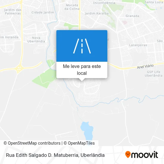Rua Edith Salgado D. Matuberria mapa