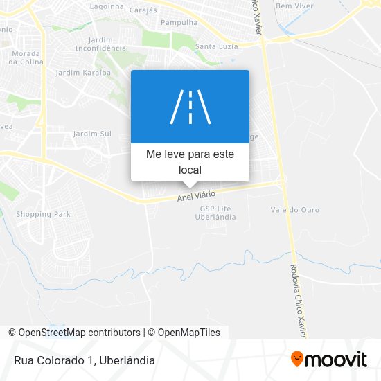 Rua Colorado 1 mapa
