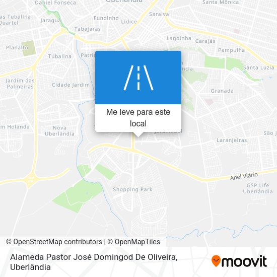 Alameda Pastor José Domingod De Oliveira mapa