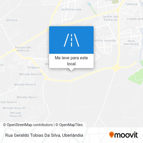 Rua Geraldo Tobias Da Silva mapa