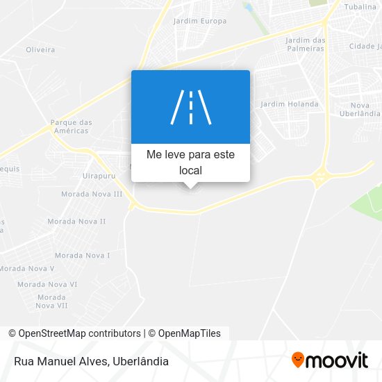 Rua Manuel Alves mapa