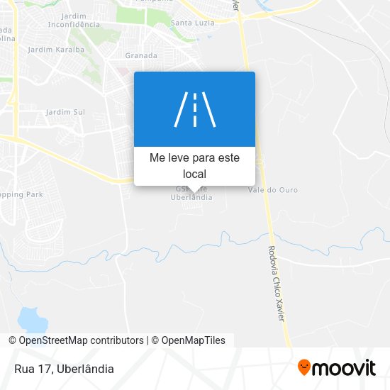 Rua 17 mapa