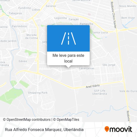 Rua Alfredo Fonseca Marquez mapa