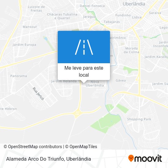 Alameda Arco Do Triunfo mapa