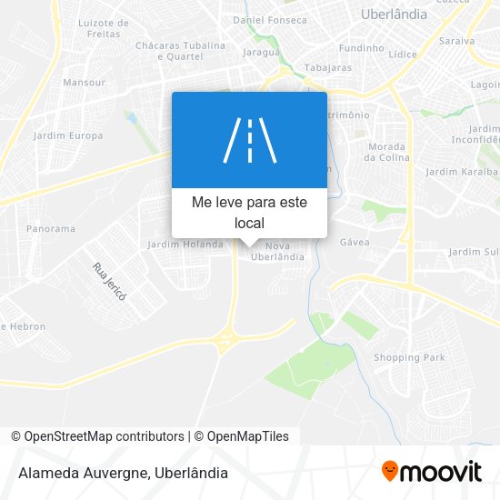Alameda Auvergne mapa