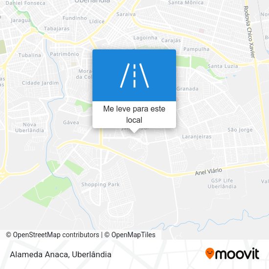 Alameda Anaca mapa