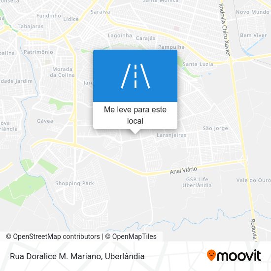 Rua Doralice M. Mariano mapa