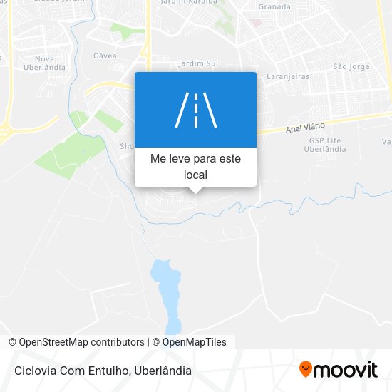 Ciclovia Com Entulho mapa