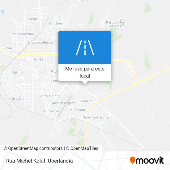 Rua Michel Kalaf mapa