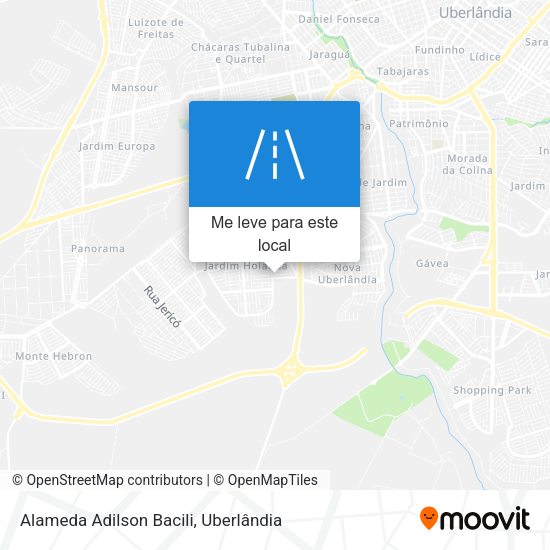 Alameda Adilson Bacili mapa