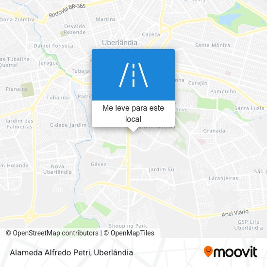 Alameda Alfredo Petri mapa