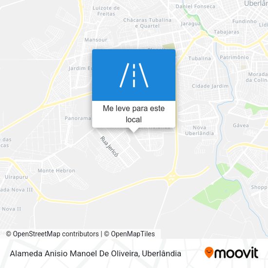 Alameda Anisio Manoel De Oliveira mapa
