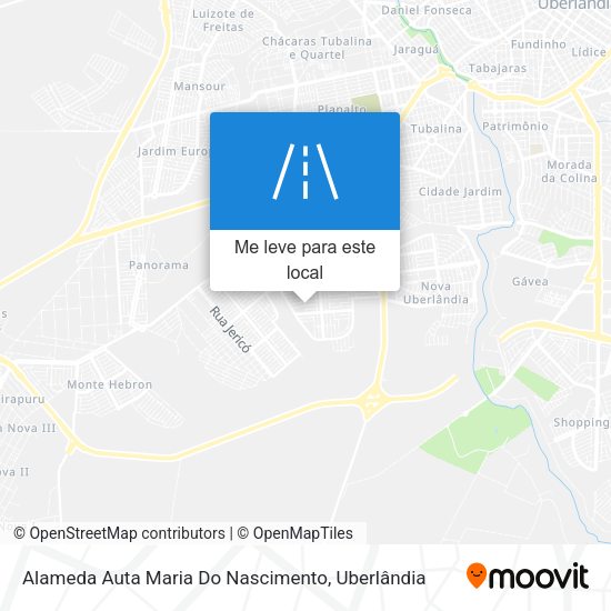 Alameda Auta Maria Do Nascimento mapa