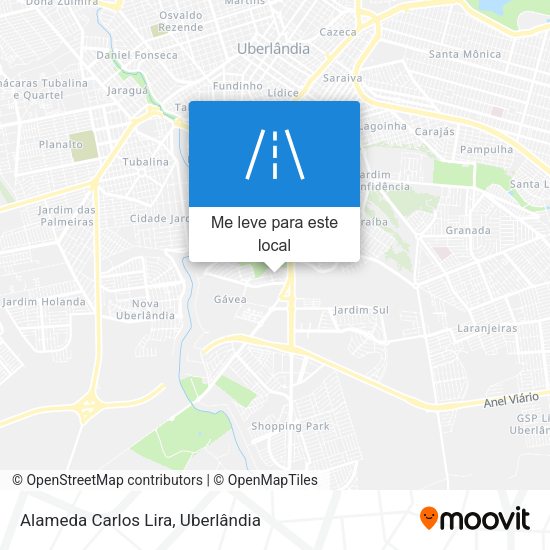 Alameda Carlos Lira mapa