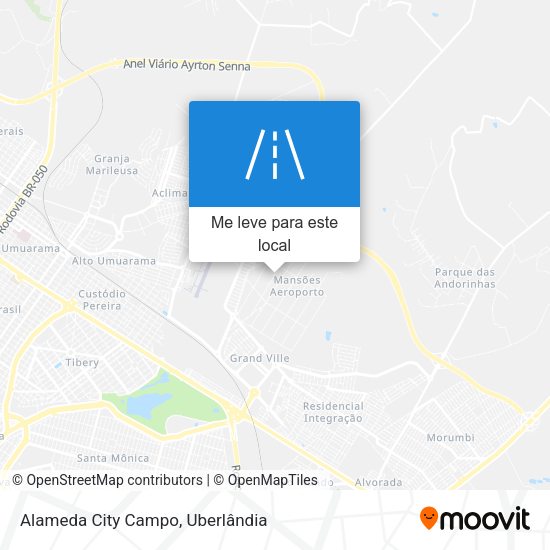 Alameda City Campo mapa
