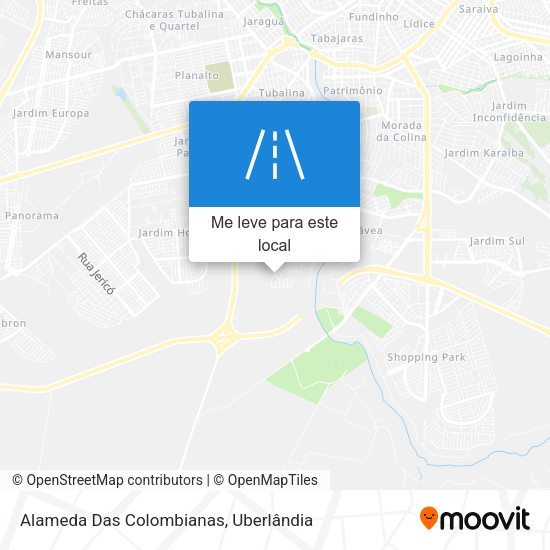 Alameda Das Colombianas mapa