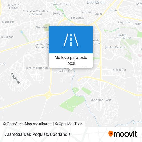 Alameda Das Pequiás mapa