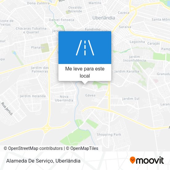Alameda De Serviço mapa