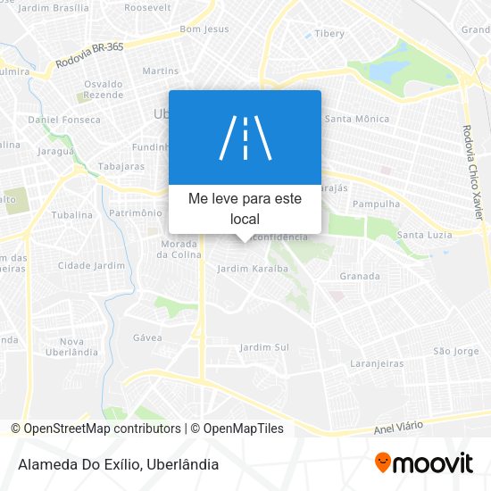 Alameda Do Exílio mapa