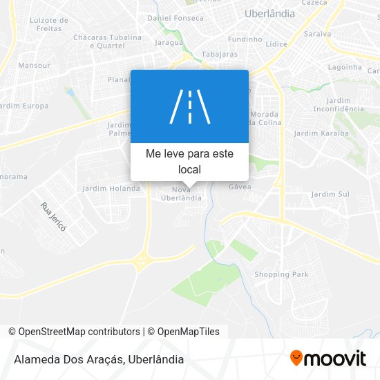 Alameda Dos Araçás mapa