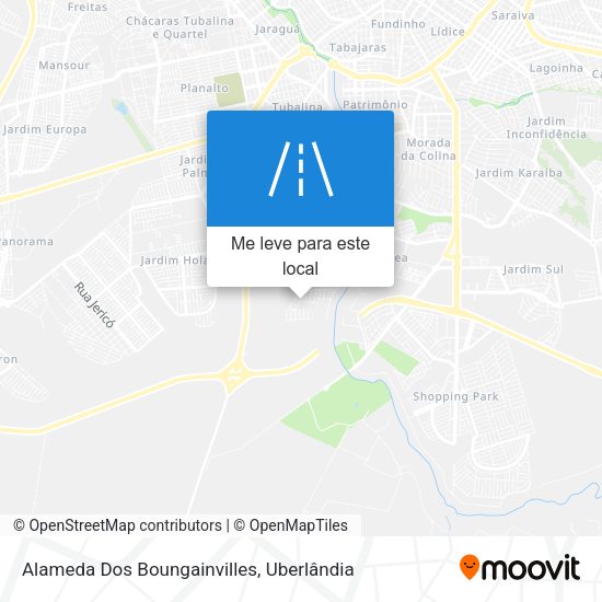 Alameda Dos Boungainvilles mapa