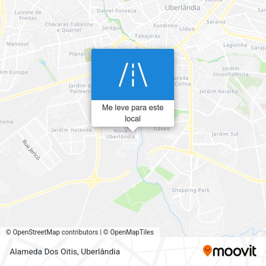 Alameda Dos Oitis mapa