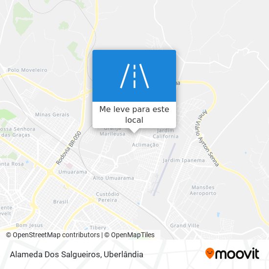 Alameda Dos Salgueiros mapa