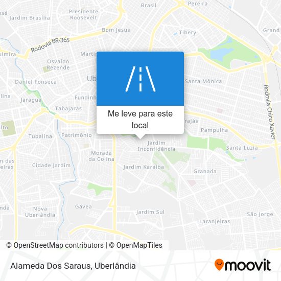 Alameda Dos Saraus mapa